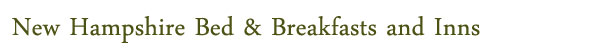 New Hampshire Bed & Breakfasts and Inns